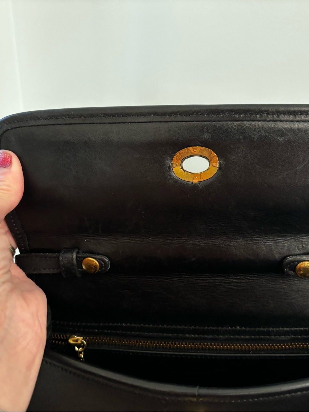 Vintage Coach 1997 Sonoma Flap Clutch Top Handle Crossbody Bag - Picture 15 of 15
